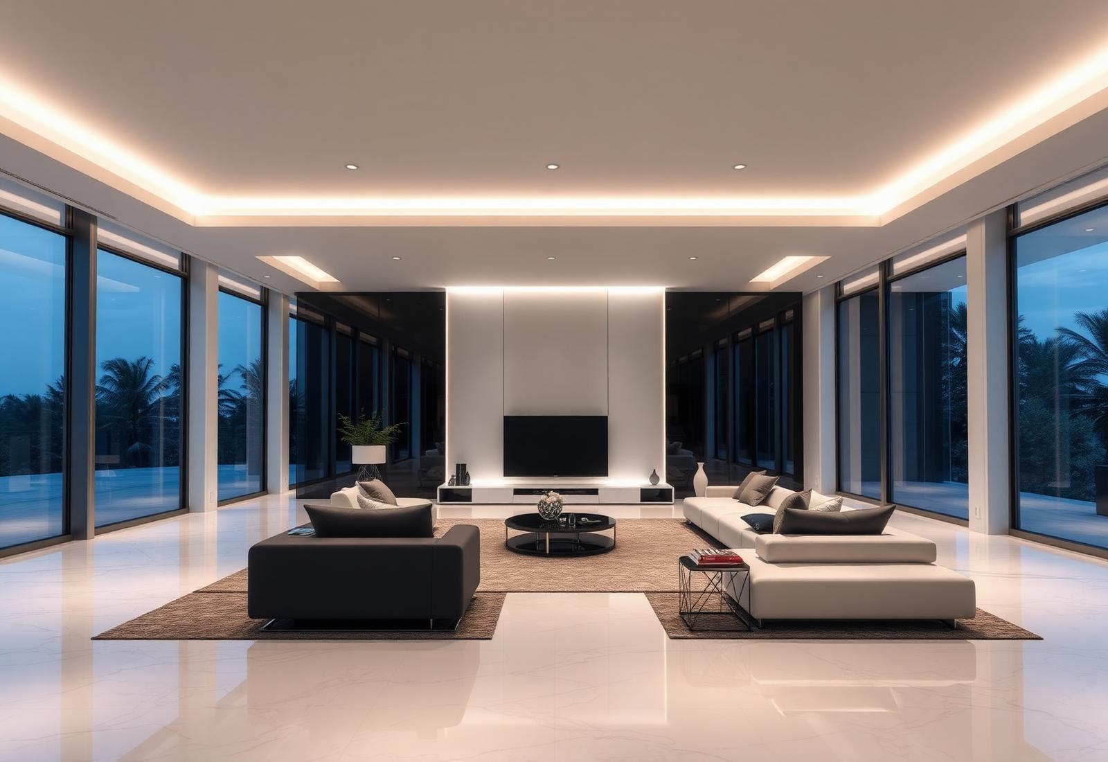 Luxury living room after Rinse & Rise cleaning